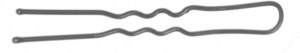 Шпильки MARK SHMIDT серебристые, волна 60 мм, 40шт/ уп.,еврослот